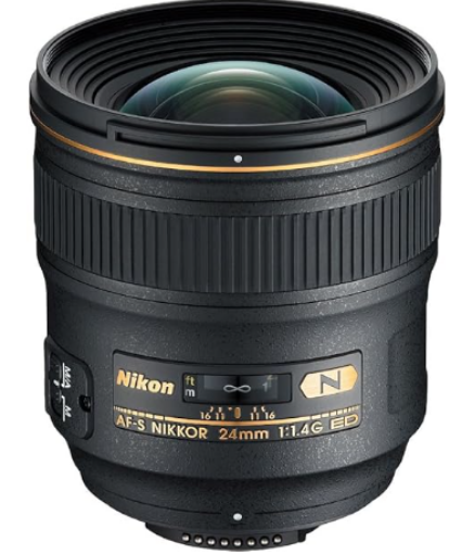 Picture of Lens - NIKON AF-S 24MM F1.4G ED LENS