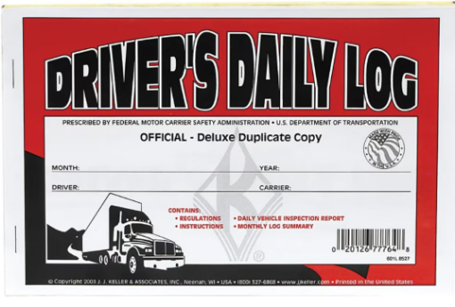 Picture of Driver’s Daily Log Book
 31 sets 2 - ply with carbon