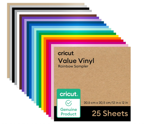 Picture of Cricut Vinyl Sampler-12”x12”- 25 sheets