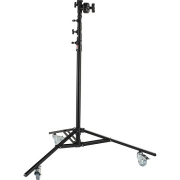 Show details for Stand - Hi Medium Rollers BLACK Picture of Stand - Hi Medium Rollers BLACK