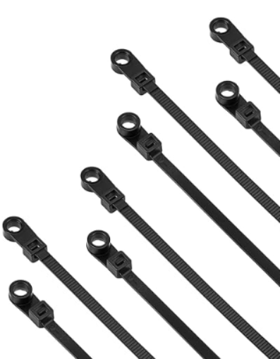 Picture of Zip Ties - 14" BlackKable Kontrol with Screw Hole