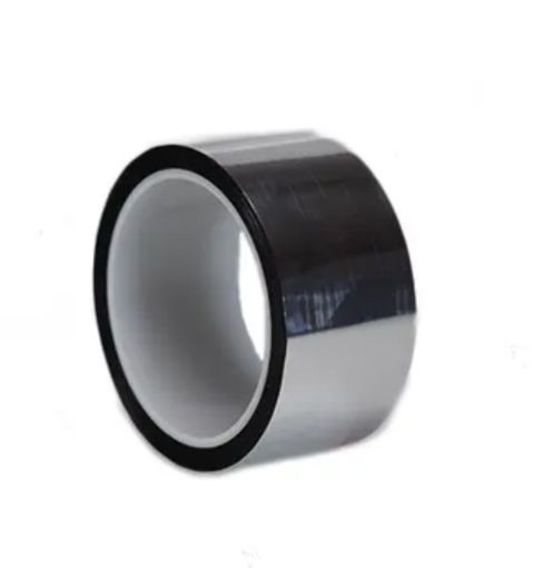 Picture of 2" Mylar Shiny Black High Temp Tape- 36 yd